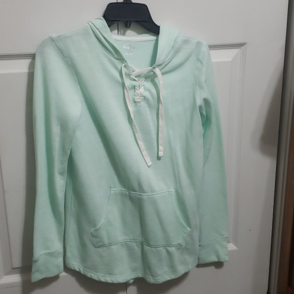 Juniors tie up hoodie
